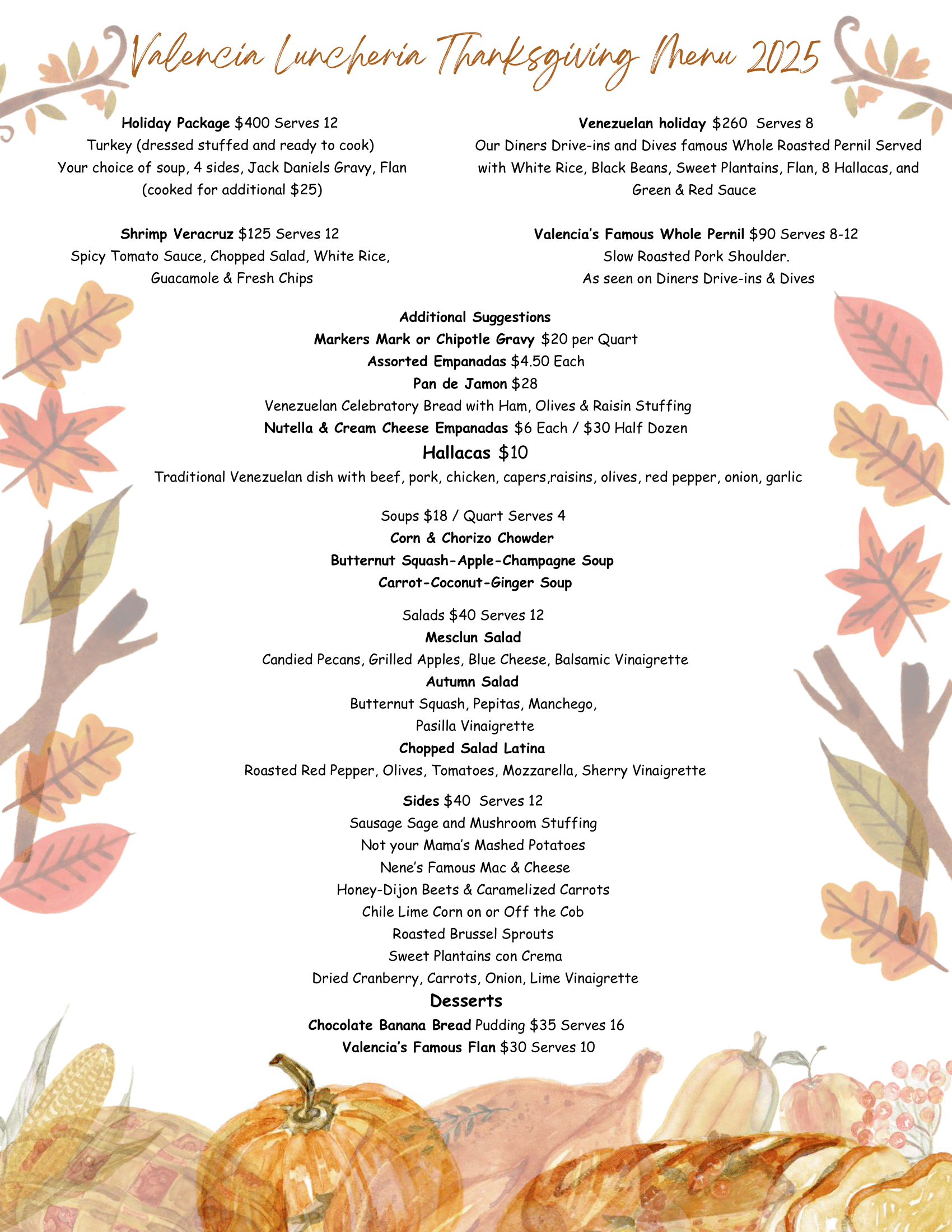 Thanksgiving Popup